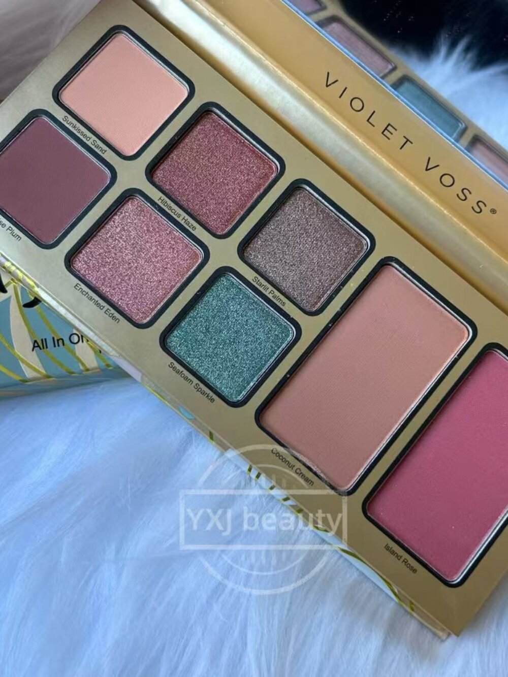 New Boxed Violet Voss Pretty in Paradise Face & Eye Shadow Palette~Full Size